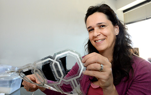 Ana Claudia Arias has developed a technology to print lightweight electronic circuits and devices onto thin films.
