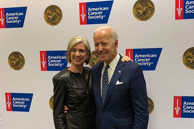 Doudna and Joe Biden