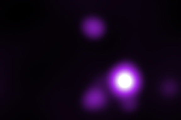 cluster of purple dots representing X-ray sources, including GW170817