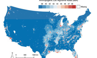 Spatial distribution map USA