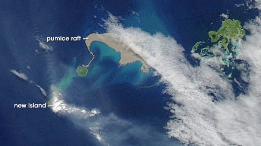 Satellite image of Tonga