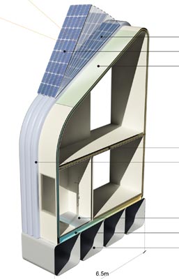 Computer-rendered architectural plan.