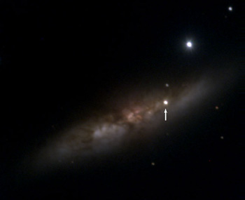 Bright supernova - SN 2014J