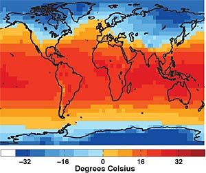 map 2 of global temperatures