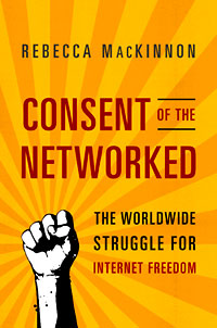 Book cover: 'Consent of the networked'.
