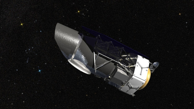 A rendering of NASA’s Wide Field Infrared Survey Telescope (WFIRST)