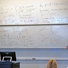 Ryan Tibshirani giving a whiteboard talk