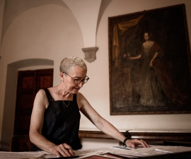 Myra Melford by Marco Guigliarelli, Civitella Ranieri Foundation, 2019