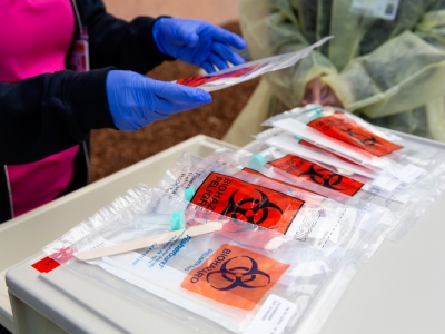 photo of coronavirus test kits