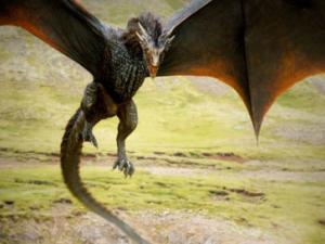 the mythical dragons in "Game of Thrones" is based on chickens, which also happen to be the closest relatives to T-Rex? 