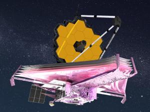 rendering of the James Webb Space Telescope