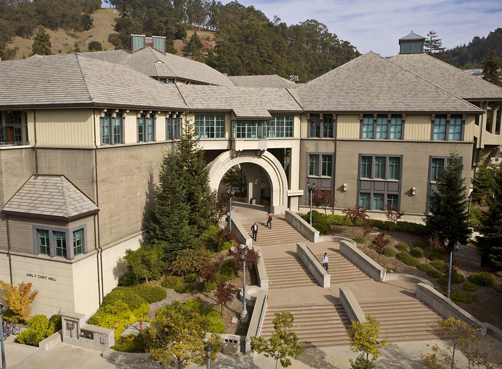 aerial view of Berkeley Haas School of Business