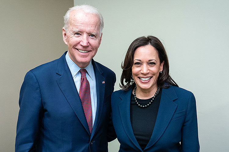 Joe Biden and Kamala Harris