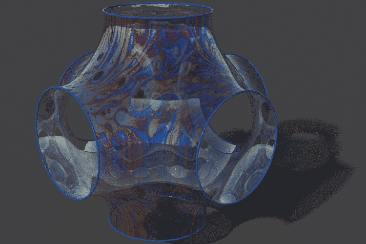 soap bubble schwarzite structure