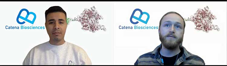 Screenshot of Catena Biosciences zoom meeting.