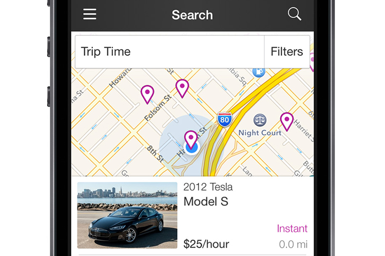 Image of getaround application