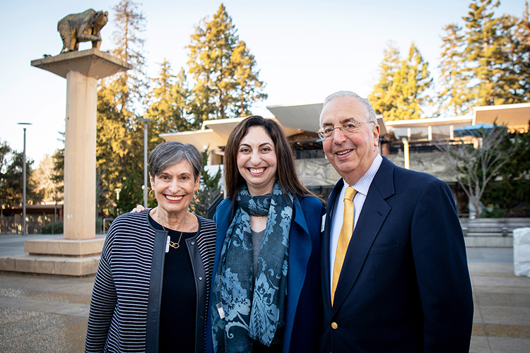 Colleen, Elise, and Bob Haas