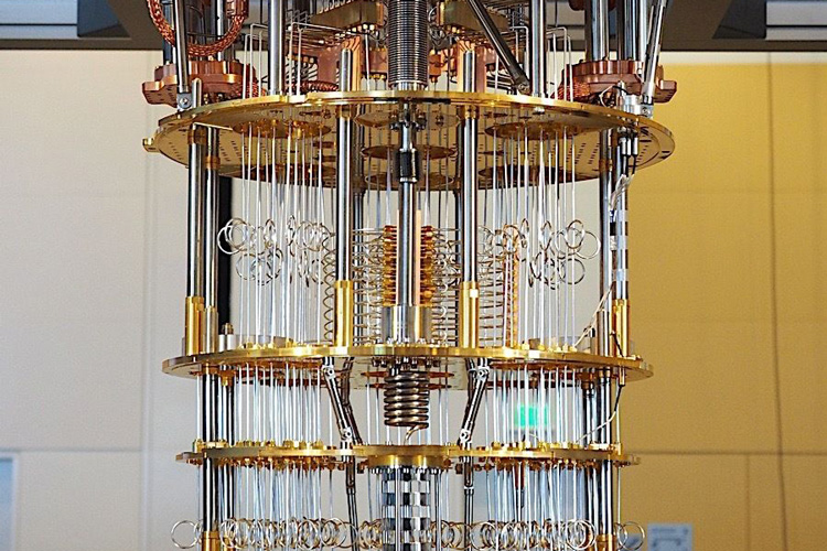 photo of IBM's Q quantum computer