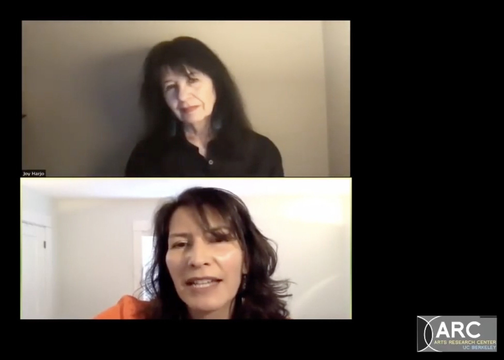 US Poet Laureate Joy Harjo in her first ever, online reading, in conversation ARC Affiliate faculty and Poetry Board member Beth Piatote, spring 2020