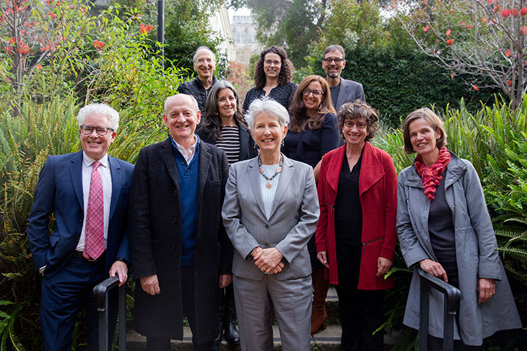 A group photo of the leadership team at UC Berkeley's new Kavli Center for Ethics, Science, and the Public