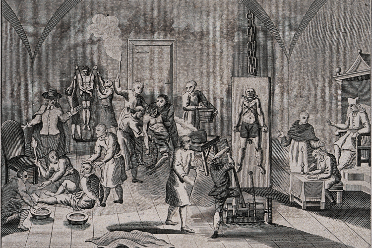 We tend to think of the Spanish Inquisition as a medieval institution, but  they didn't disband until 1834, so they would have seen America, steam  engines, photography, and even prototype machine guns. 