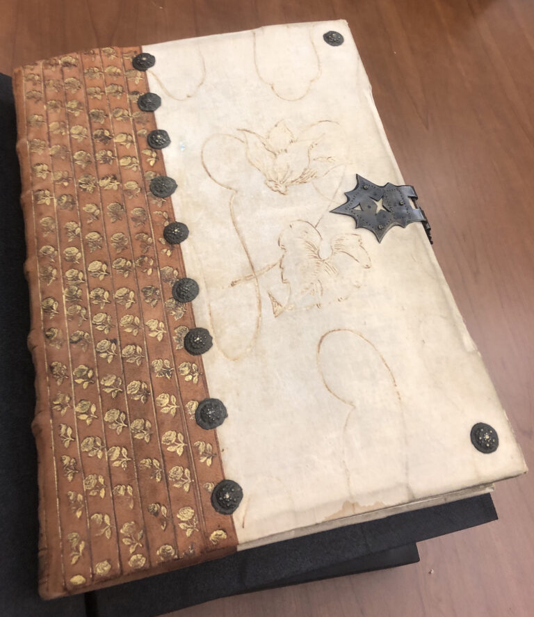 A copy of the medieval book "The Romance of the Rose"