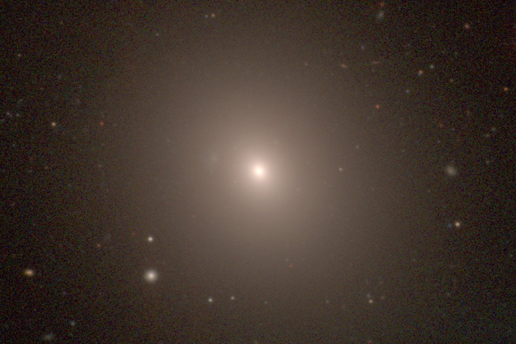 Hubble Space Telescope image of a giant elliptical galaxy
