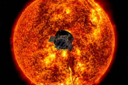 Parker Solar Probe near the sun