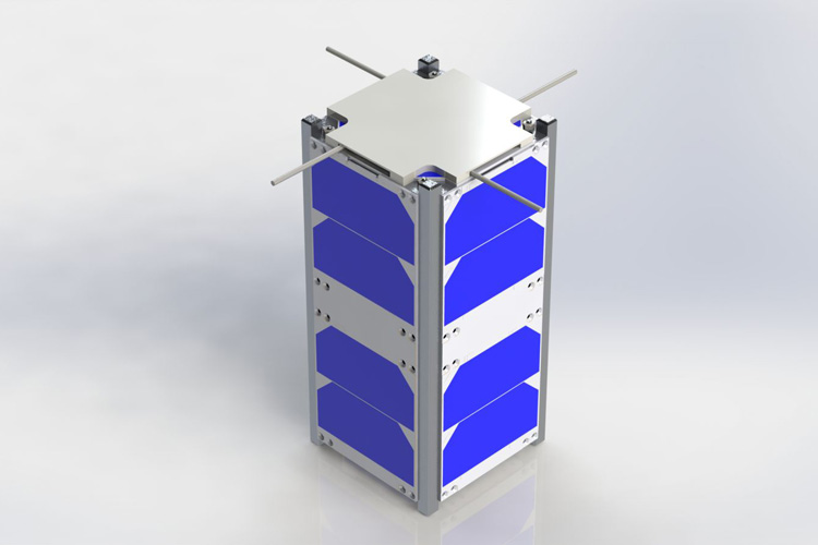QubeSat, a small experiment UC Berkeley students hope to launch into space next year to test new satellite navigation technology (Photo courtesy of STAC