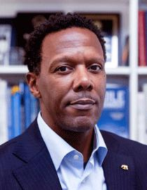 headshot of David C. Wilson, dean of the Goldman School of Public Policy, in his UC Berkeley office