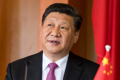 Chinese President Xi Jinping gazes into the distance
