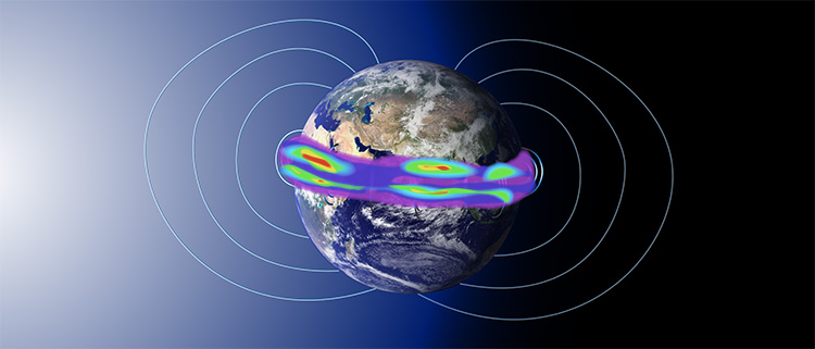 airglow around Earth's equator