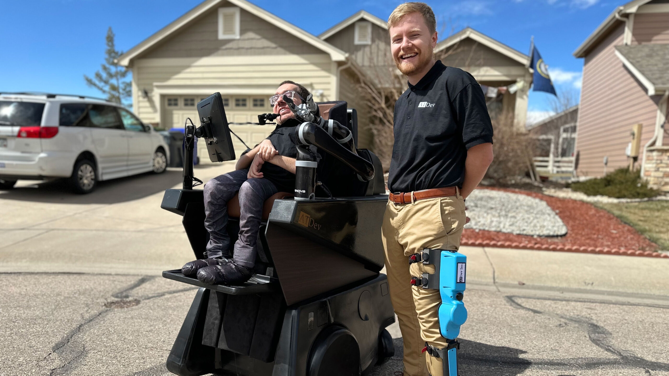 Photo of Owen Kent and Todd Roberts.