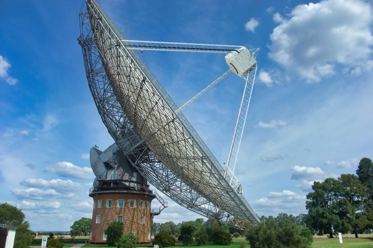 Parkes radio telescope in Australia