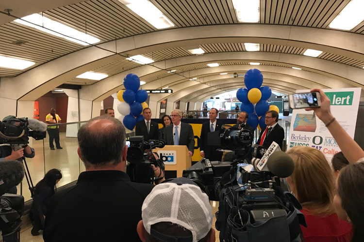 Richard Allen with others at press conference