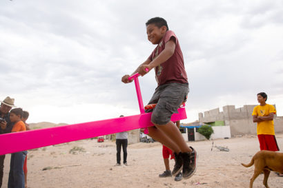 boy on teeter totter