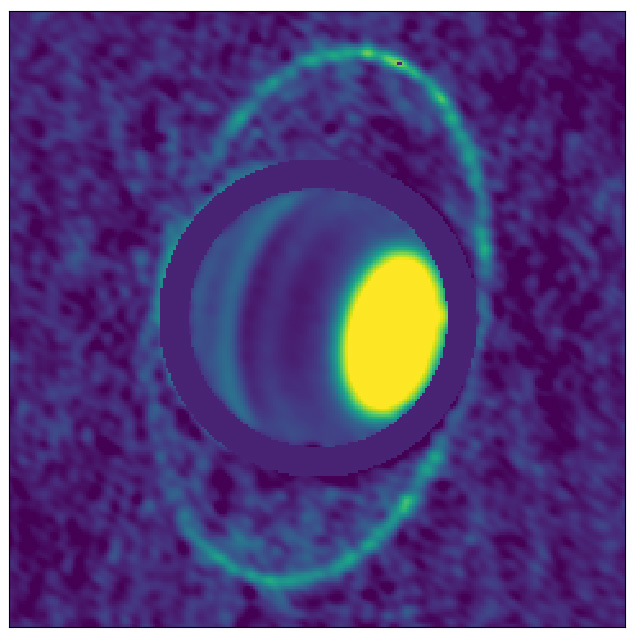 The rings of Uranus are invisible to all but the largest telescopes — they weren’t even discovered until 1977 — but they’re surprisingly bright in new heat images of the planet taken by two large telescopes in the high deserts of Chile.