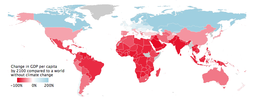 climate change map