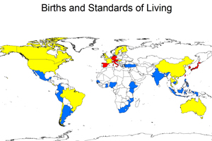 Births and Standards of Living