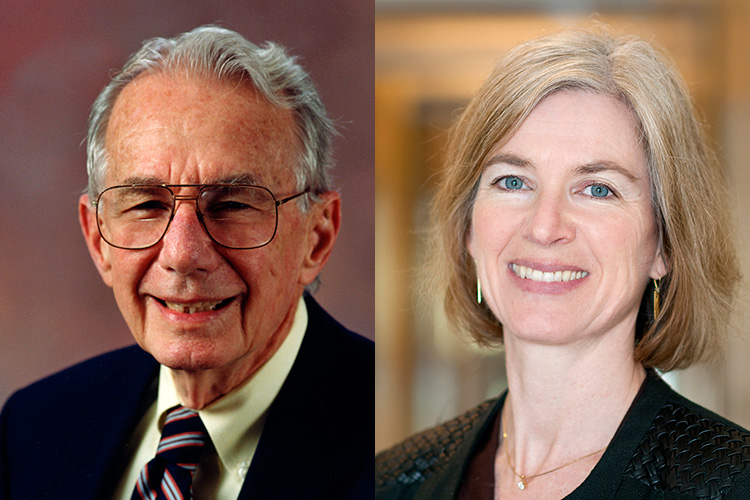 Arthur Rosenfeld and Jennifer Doudna