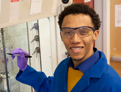 UC Berkeley Ph.D. student Sidney Hill (Photo by Michael Barnes)