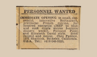 old Newspaper clipping titled 'Personnel wanted'. 