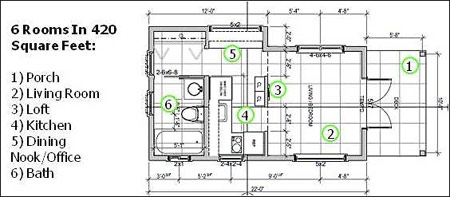 A floorplan.