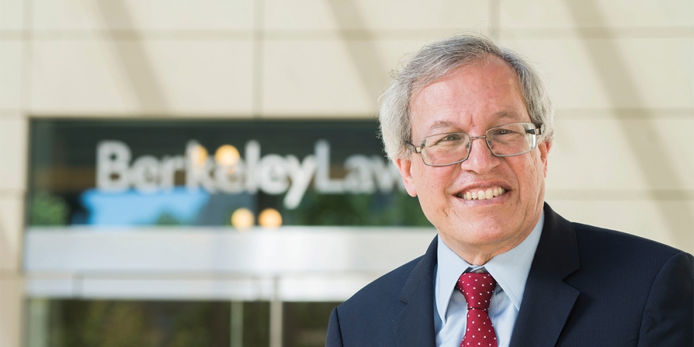 Erwin Chemerinsky standing outside Berkeley Law