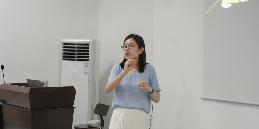 Lu Liang gave a talk