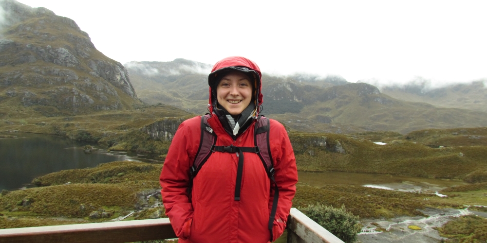 A photo of the faculty in the paramo in Ecuador