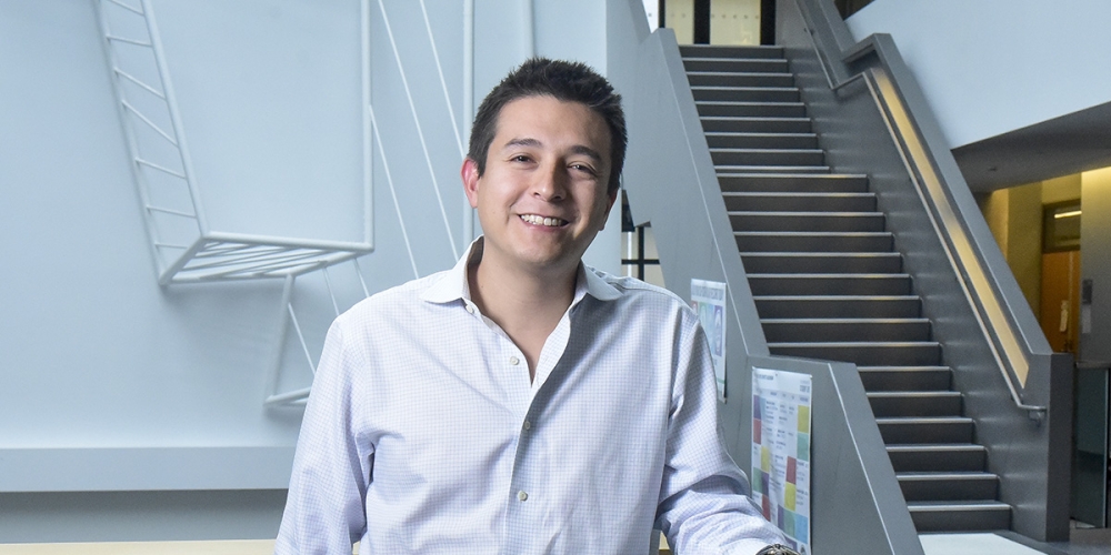 Marco Gonzalez-Navarro standing in indoor setting