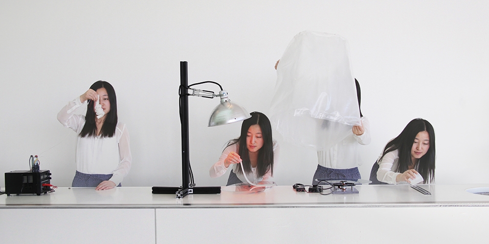 working scene