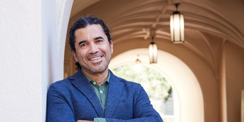 Raúl Coronado standing in outside setting