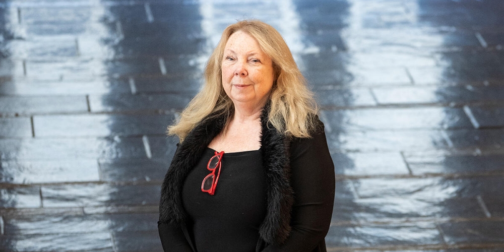Teresa Head-Gordon standing with hands crossed in front